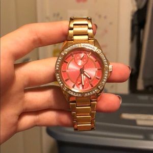 Rose gold citizen watch